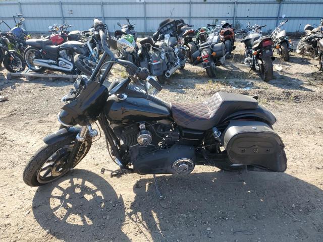 HARLEY-DAVIDSON FXDB DYNA 2014 black road/str gas 1HD1GXM15EC321273 photo #4