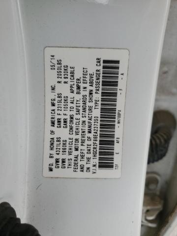 VIN 1HGCR2F86EA237350 2014 Honda Accord, Exl no.13