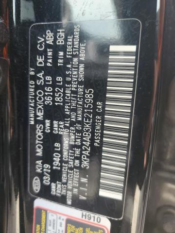 2019 KIA RIO S - 3KPA24AB3KE215985