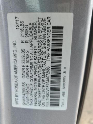 2018 HONDA ACCORD LX - 1HGCV1F19JA072686