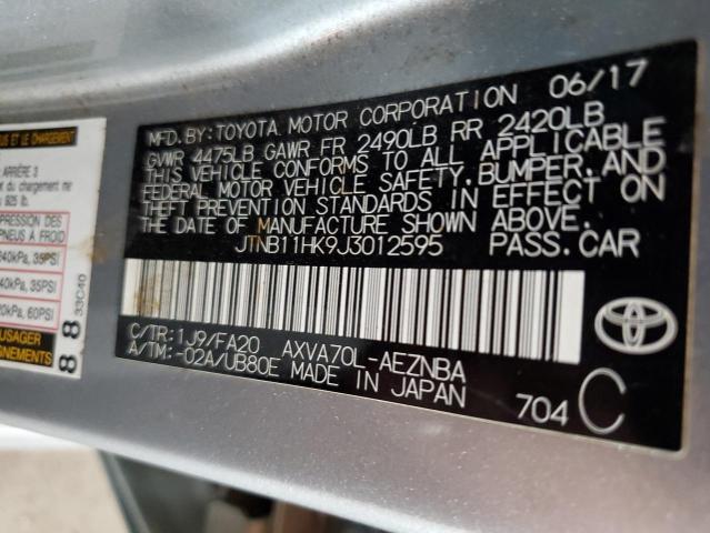 2018 TOYOTA CAMRY L - JTNB11HK9J3012595