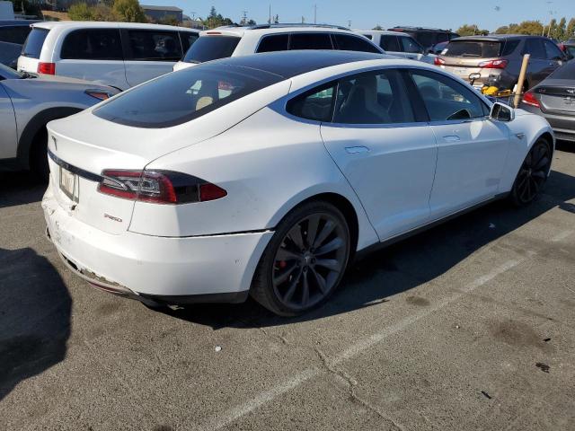 TESLA MODEL S 85 2015 white hatchbac electric 5YJSA1H21FFP80067 photo #4