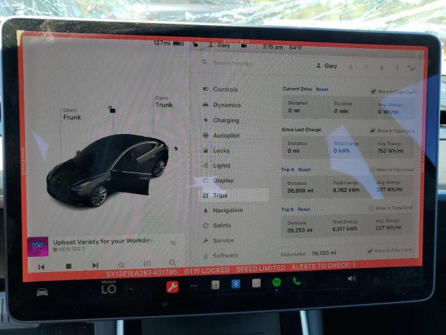 2019 TESLA MODEL 3 - 5YJ3E1EA2KF401785