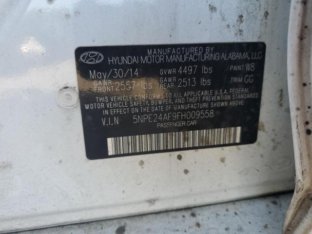 VIN 5NPE24AF9FH009558 2015 Hyundai Sonata, SE no.12