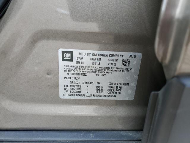 2020 CHEVROLET TRAX LS - KL7CJKSB7LB340823