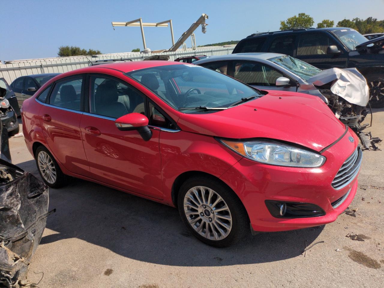 Lot #2994459630 2014 FORD FIESTA TIT