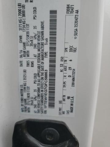 2016 FORD F150 SUPER - 1FTEW1EG7GFC58863