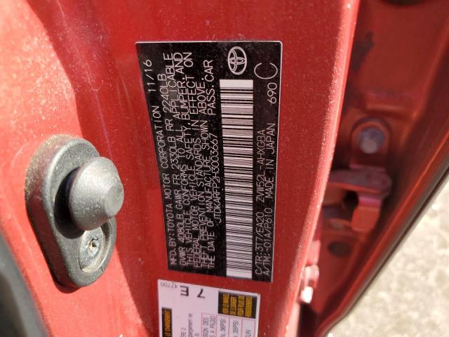 2017 TOYOTA PRIUS PRIM - JTDKARFP2H3003667