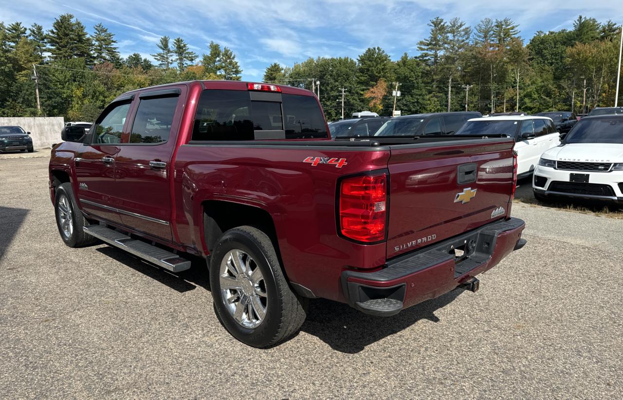 CHEVROLET SILVERADO 2014 red crew pic gas 3GCUKTEC7EG515886 photo #4