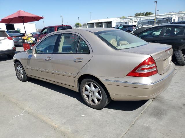 MERCEDES-BENZ C 240 2003 gold  gas WDBRF61J43F333060 photo #3