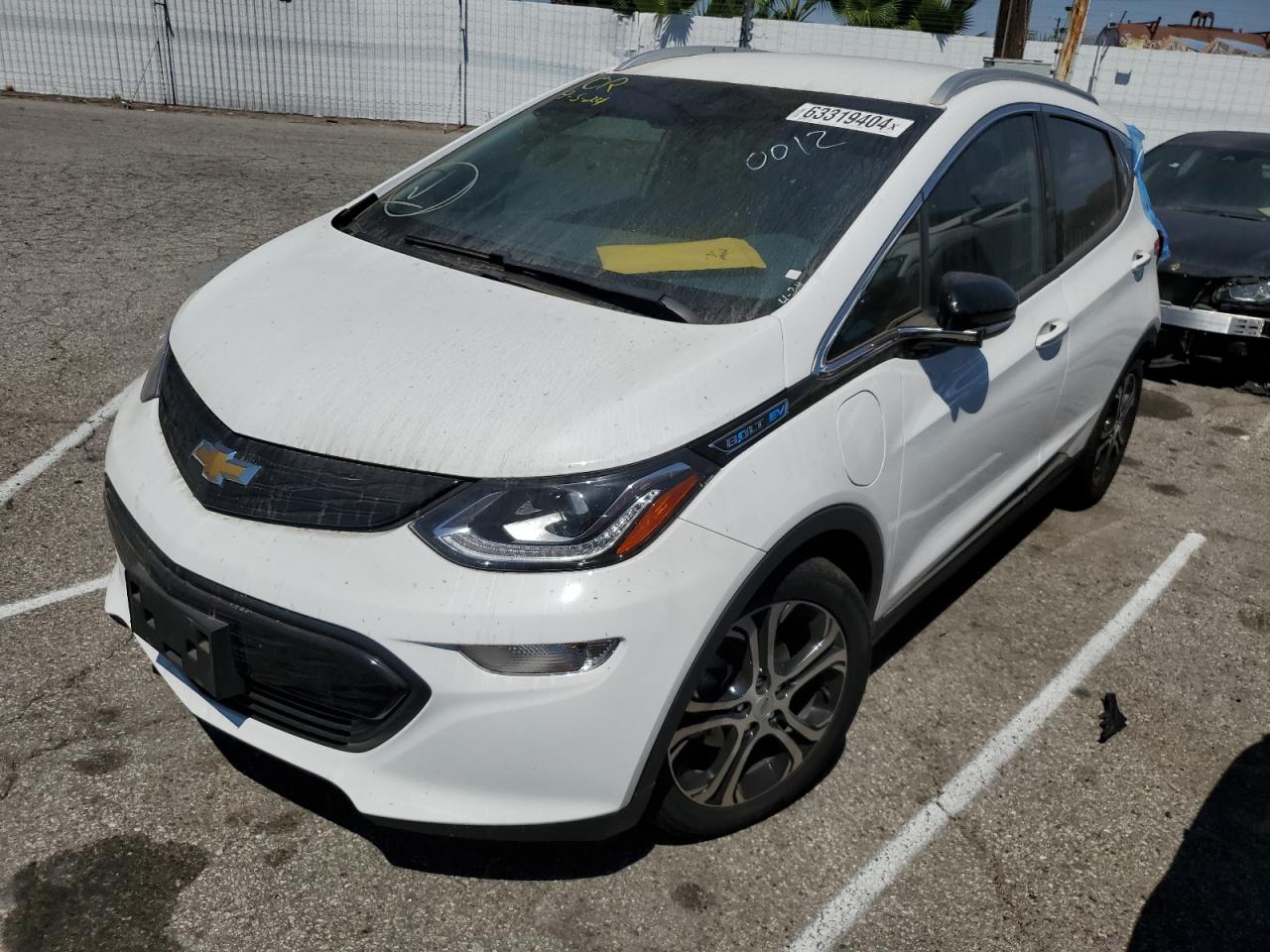 CHEVROLET BOLT EV PR 2020 white  electric 1G1FZ6S00L4130012 photo #1