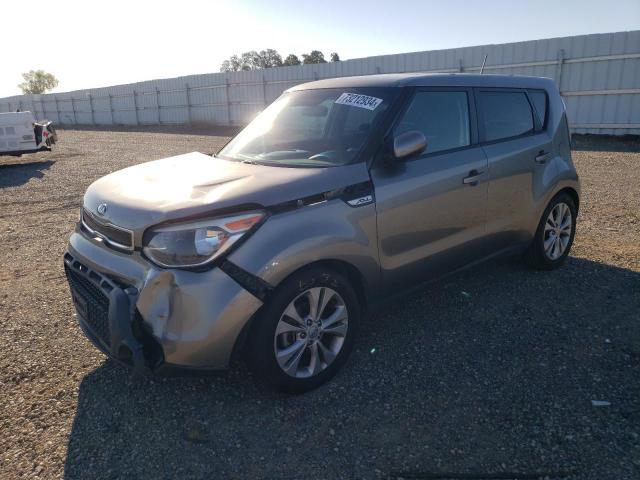 KIA SOUL + 2015 gray  gas KNDJP3A50F7159712 photo #1