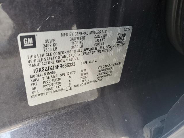 2015 GMC YUKON XL D - 1GKS2JKJ4FR636332