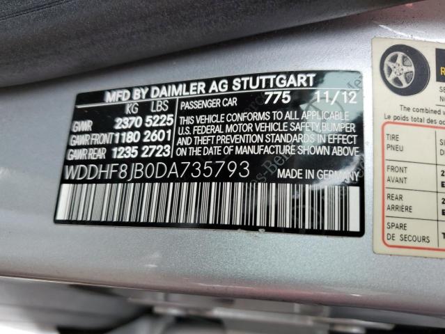 VIN WDDHF8JB0DA735793 2013 Mercedes-Benz E-Class, 3... no.12