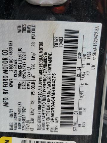 2021 FORD BRONCO SPO - 3FMCR9A64MRB04275