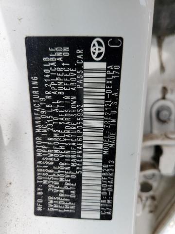 2020 TOYOTA COROLLA LE - 5YFEPRAE6LP055952