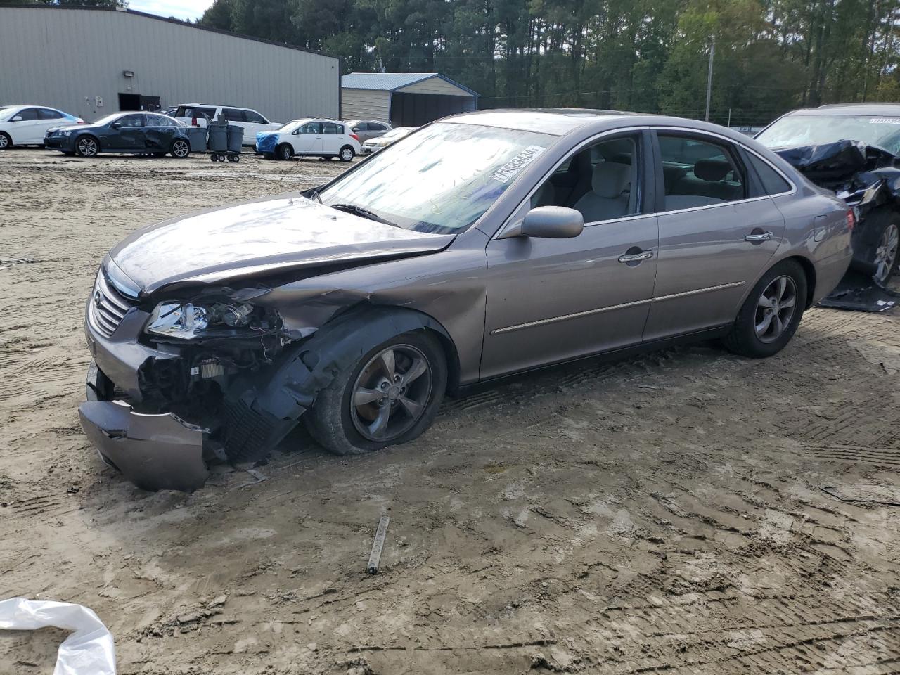 HYUNDAI AZERA 2007 tan  gas KMHFC46F07A138710 photo #1