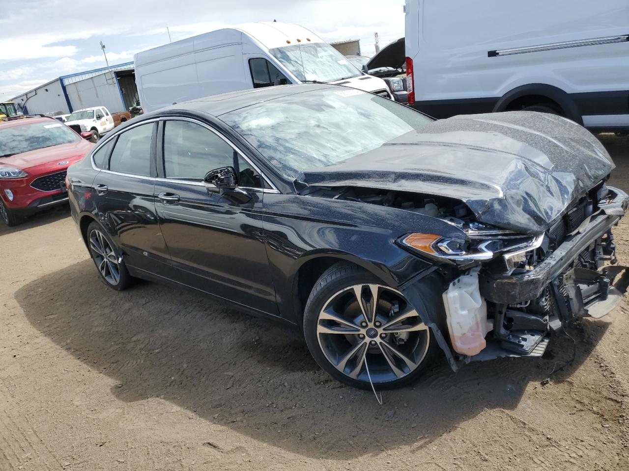 Lot #3004365722 2020 FORD FUSION TIT