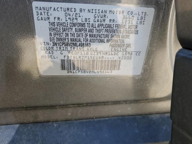 2021 NISSAN KICKS S - 3N1CP5BV2ML498163
