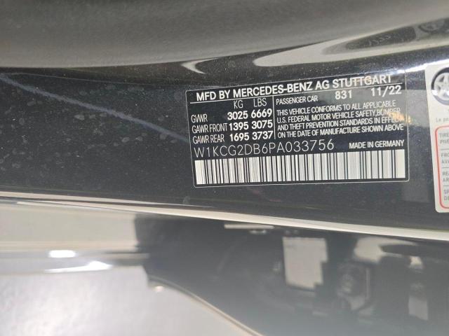 2023 MERCEDES-BENZ EQS SEDAN - W1KCG2DB6PA033756