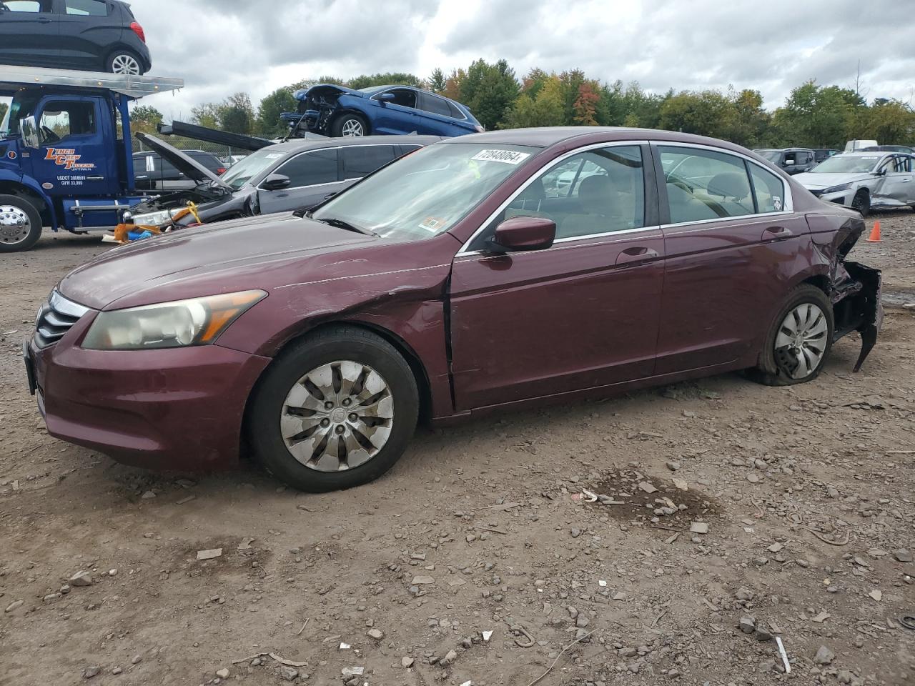 Lot #2972216211 2012 HONDA ACCORD LX