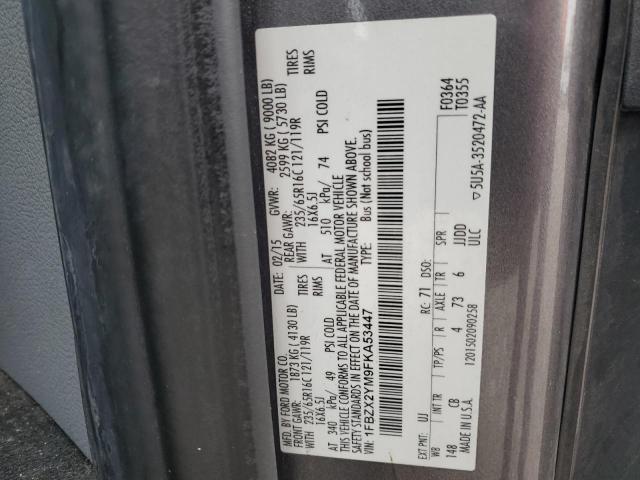 2015 FORD TRANSIT T- - 1FBZX2YM9FKA53447
