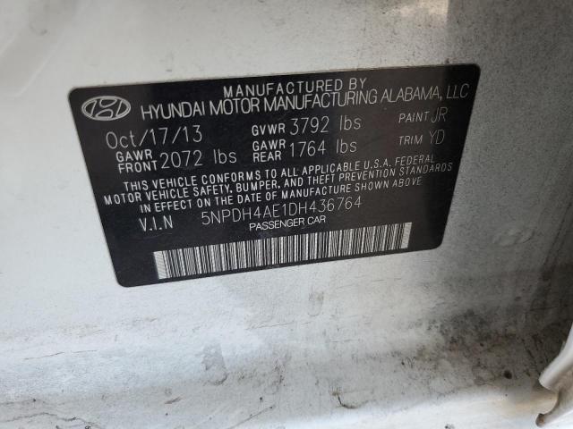 VIN 5NPDH4AE1DH436764 2013 Hyundai Elantra, Gls no.12