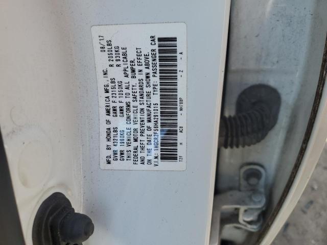 2017 HONDA ACCORD SPO - 1HGCR2F56HA291015
