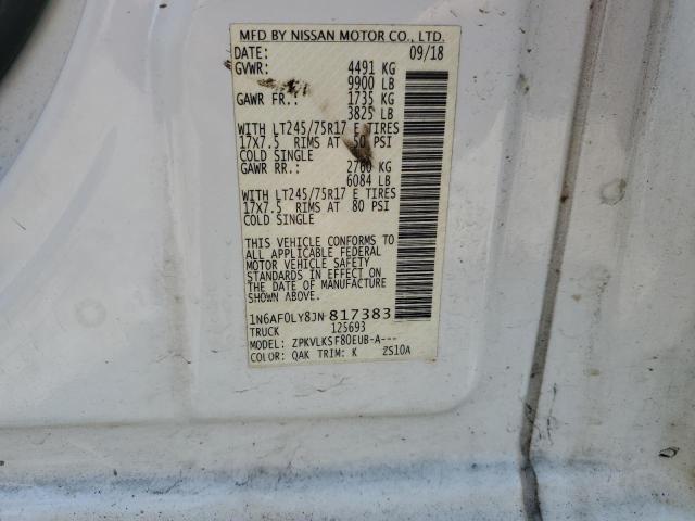2018 NISSAN NV 2500 S - 1N6AF0LY8JN817383