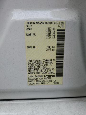 2017 NISSAN ALTIMA 2.5 - 1N4AL3AP8HN329090