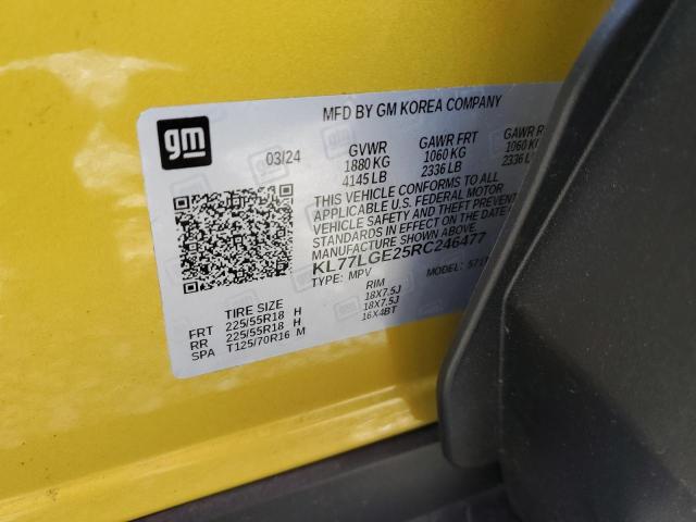 2024 CHEVROLET TRAX 1RS - KL77LGE25RC246477