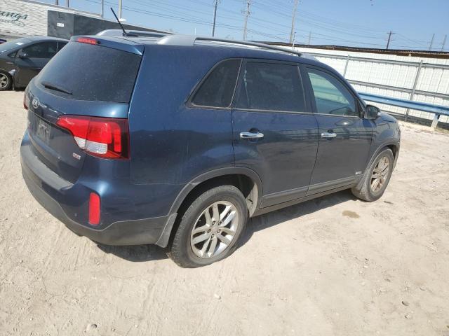 KIA SORENTO LX 2014 blue  gas 5XYKTCA65EG474192 photo #4