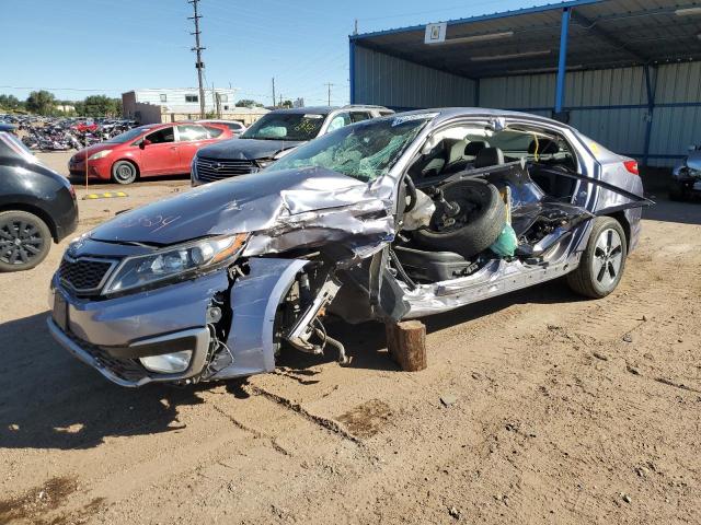 KIA OPTIMA HYB 2011 blue  hybrid engine KNAGM4AD5B5000428 photo #1