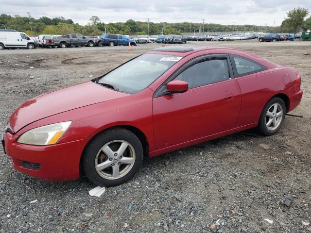 HONDA ACCORD EX 2003 red  gas 1HGCM71793A023878 photo #1