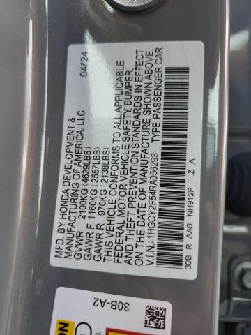 2024 HONDA ACCORD HYB - 1HGCY2F54RA056293
