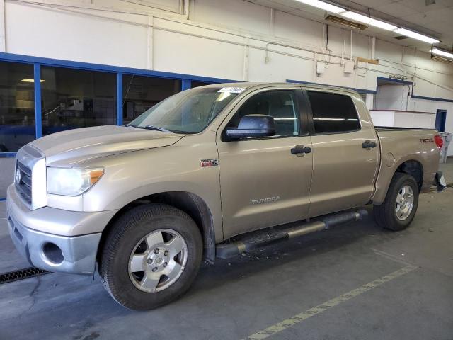 TOYOTA TUNDRA CRE 2008 gold crew pic gas 5TFDV54128X069410 photo #1