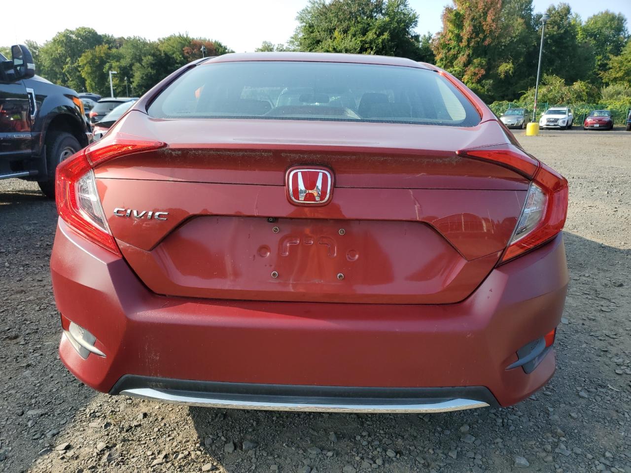 Lot #2825462061 2019 HONDA CIVIC LX