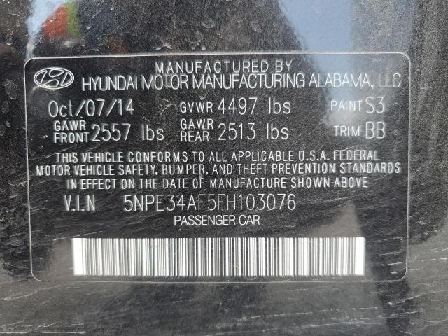 2015 HYUNDAI SONATA SPO - 5NPE34AF5FH103076