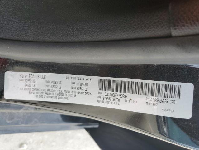 2015 CHRYSLER 200 LIMITE - 1C3CCCAB6FN753795