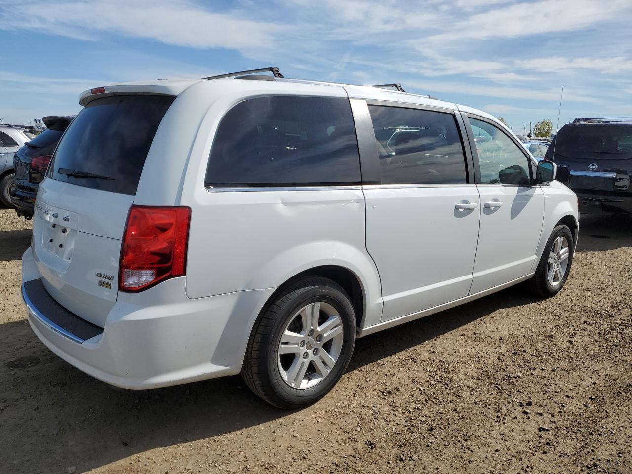 DODGE GRAND CARA 2018 white  flexible fuel 2C4RDGDG2JR295444 photo #4