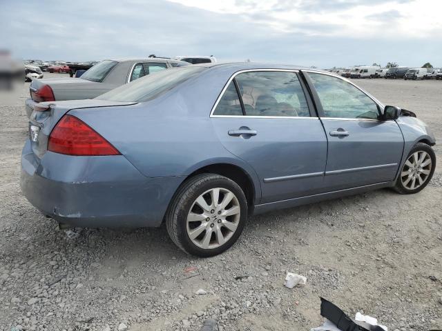 HONDA ACCORD EX 2007 blue  gas 1HGCM668X7A025690 photo #4