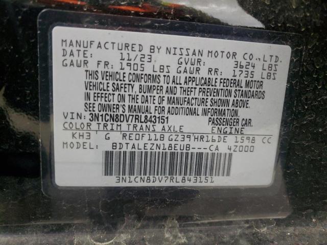 2024 NISSAN VERSA S 3N1CN8DV7RL843151  71075044