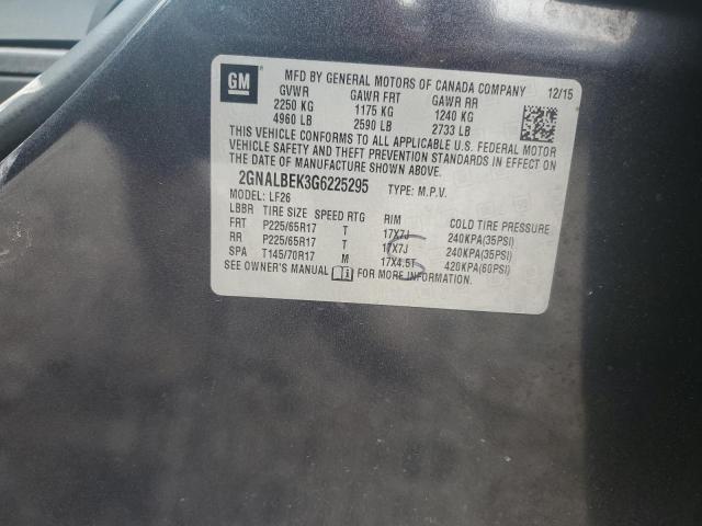 VIN 2GNALBEK3G6225295 2016 Chevrolet Equinox, LS no.13