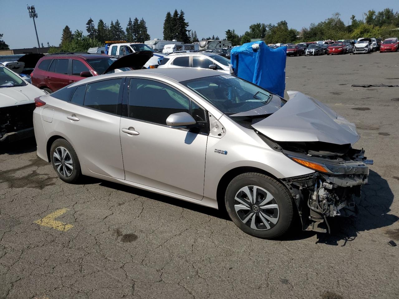 Lot #2919418368 2018 TOYOTA PRIUS PRIM