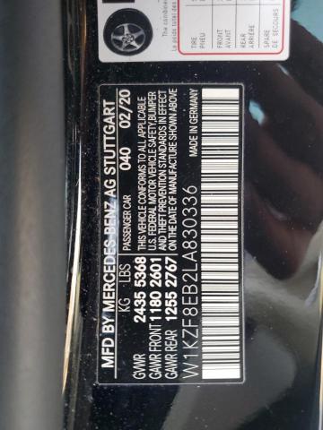 2020 MERCEDES-BENZ E 350 4MAT - W1KZF8EB2LA830336