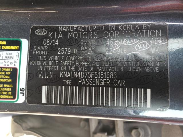 VIN KNALN4D75F5181683 2015 KIA Cadenza, Premium no.13