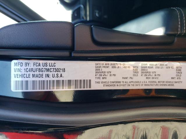 2021 JEEP GRAND CHER - 1C4RJFBG7MC730218