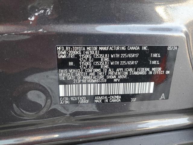 VIN 2T3P1RFV6RW465359 2024 Toyota RAV4, Xle no.14