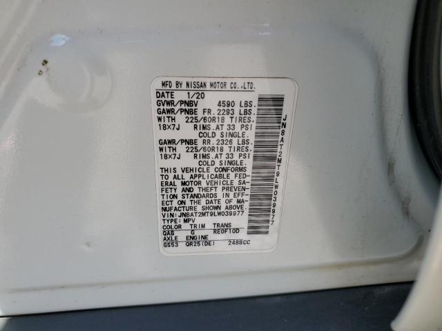 2020 NISSAN ROGUE S - JN8AT2MT9LW039977