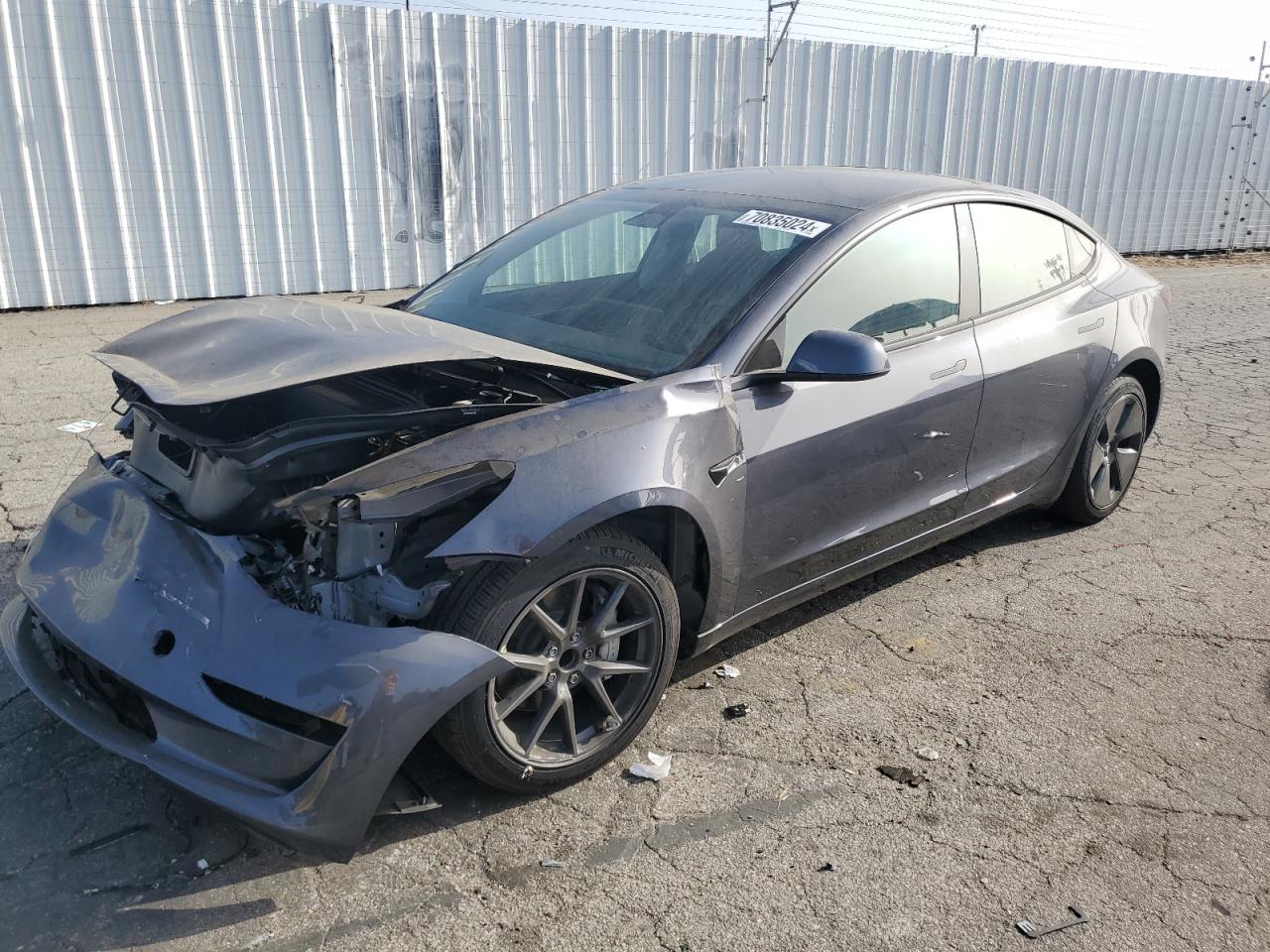 Lot #3033461082 2023 TESLA MODEL 3